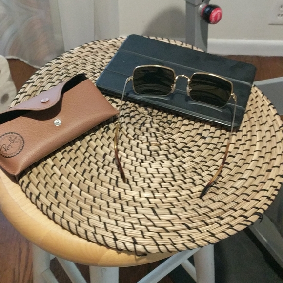 Ray-Ban Square 1971 Classic Made in Italy Gold/Green - Picture 4 of 8